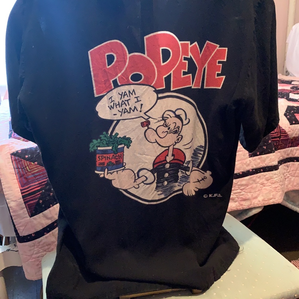 Vintage rayon Popeye shirt